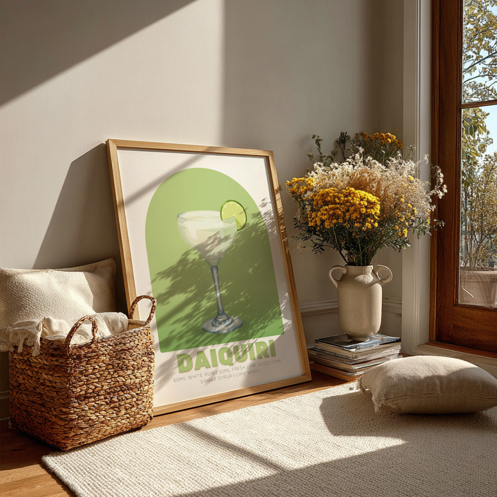 Daiquiri Cocktail Poster - Drinks Wall Art