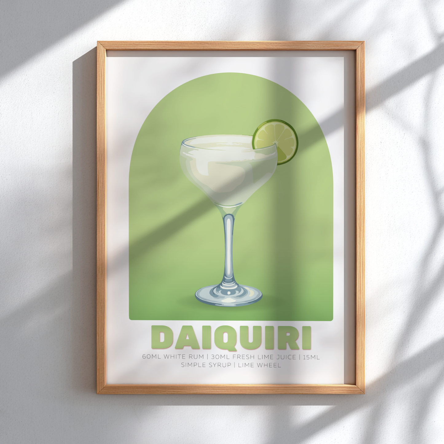 Daiquiri Cocktail Poster - Drinks Wall Art