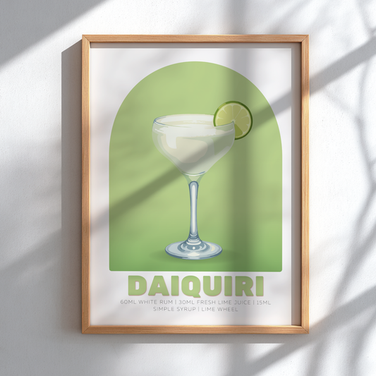 Daiquiri Cocktail Poster - Drinks Wall Art