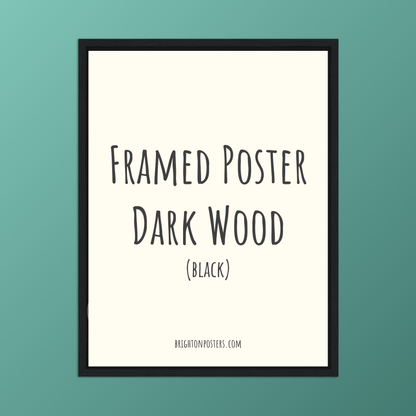 Dark Wood Frame