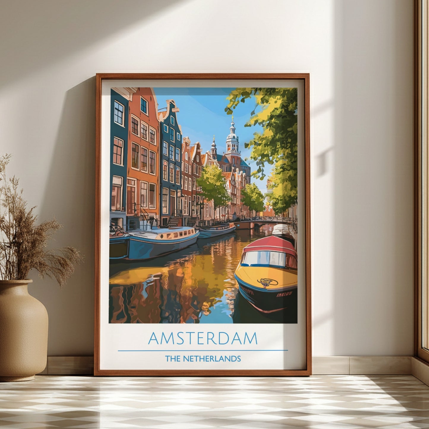 Amsterdam, Netherlands: The Meridian – Modern Travel Art