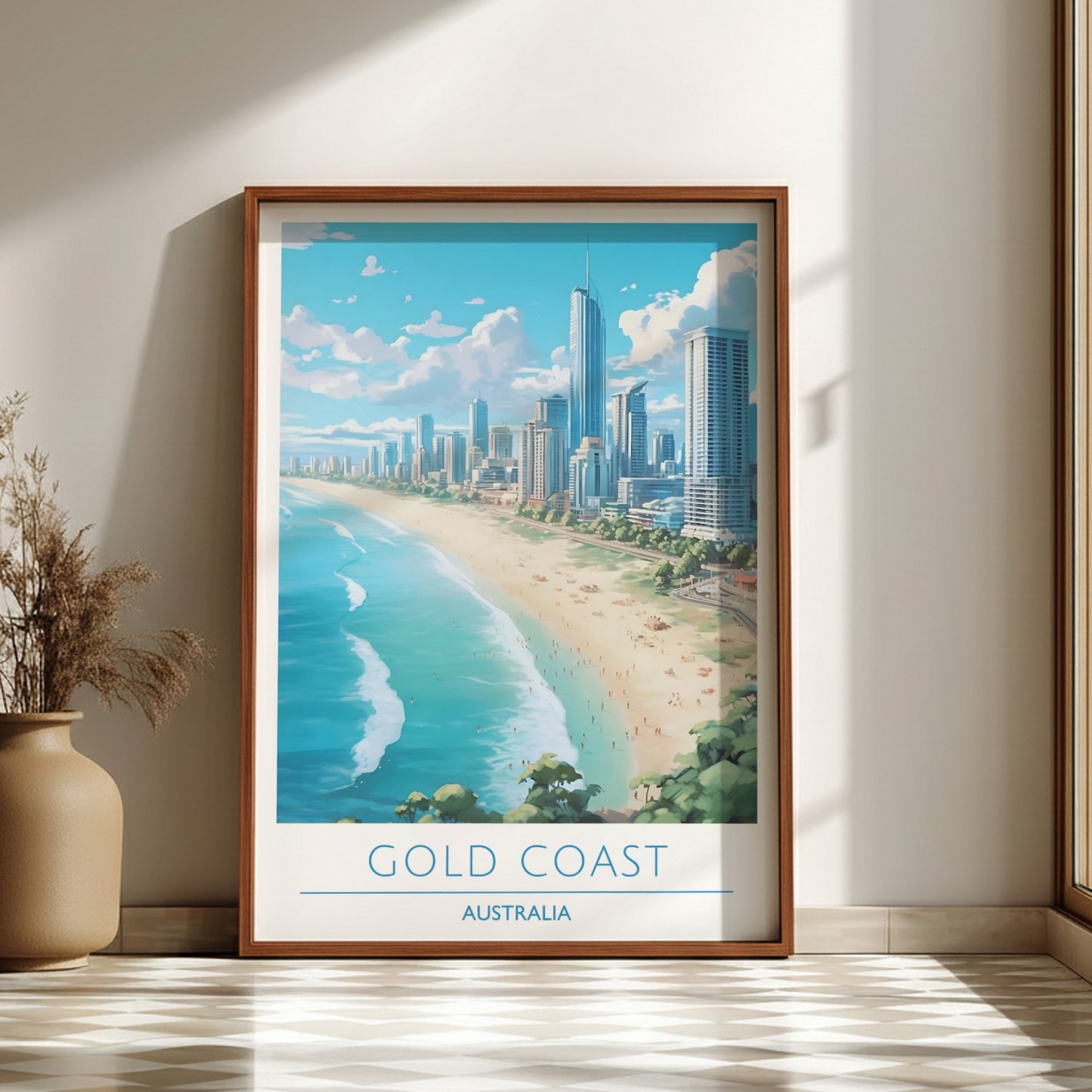 Gold Coast, Australia: The Glint – Modern Travel Art