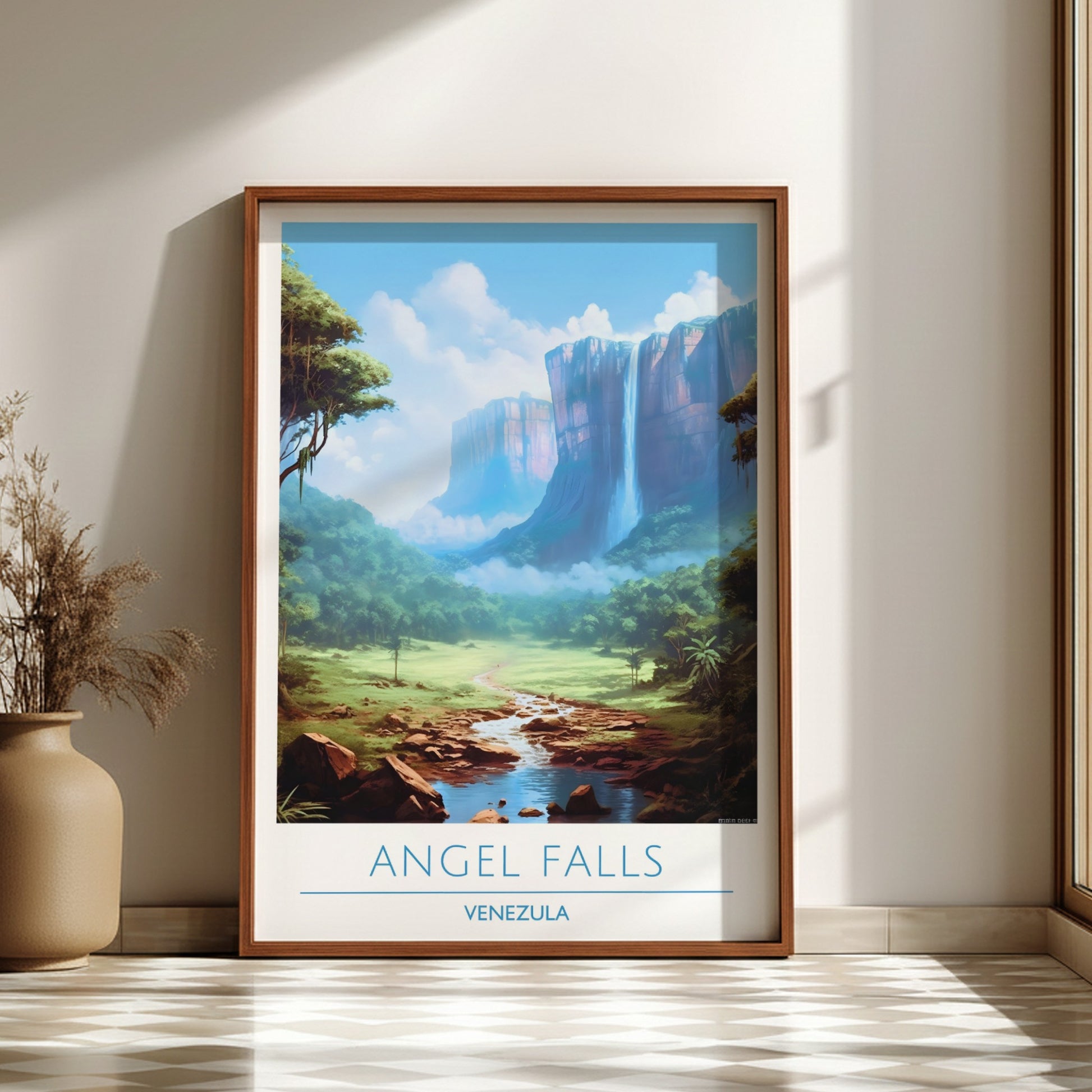 Angel Falls, Venezuela: The Heights – Modern Travel Art