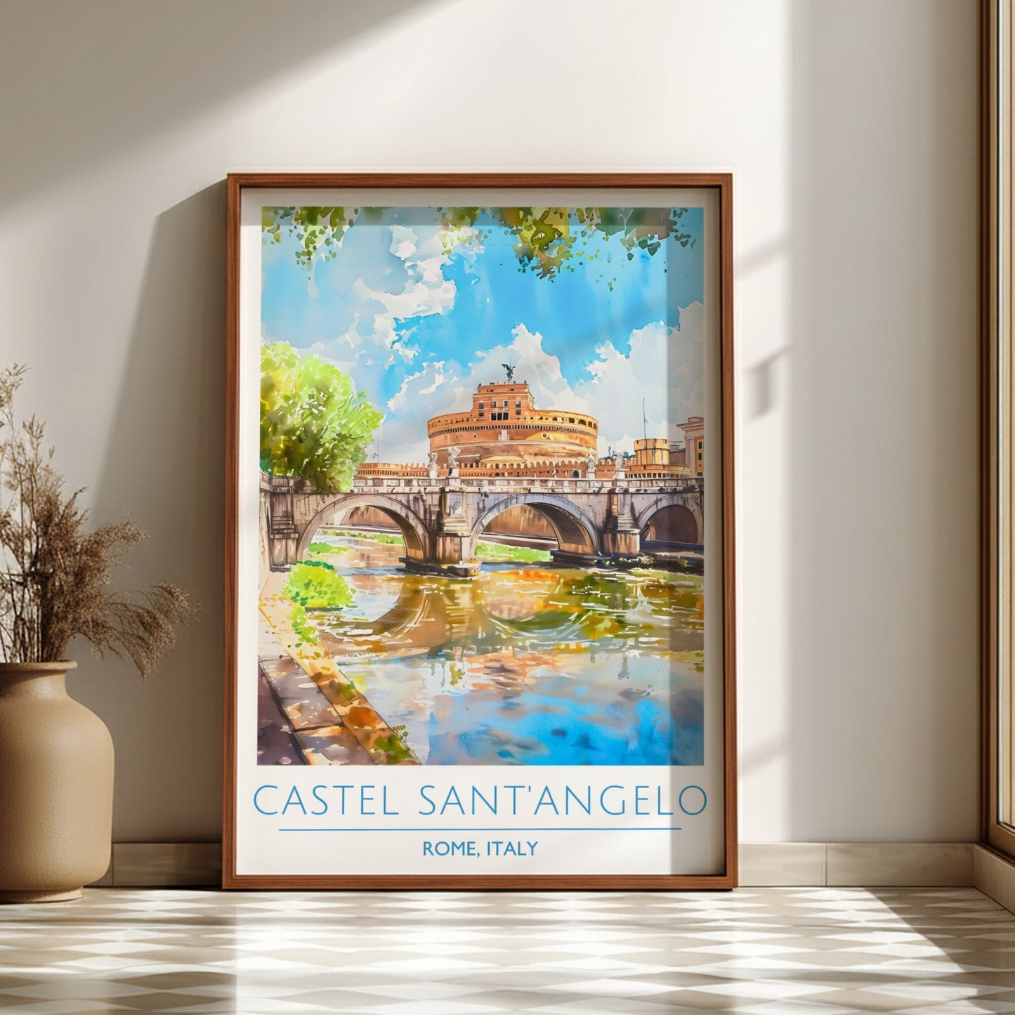 Castel Sant'Angelo, Rome: The Citadel – Modern Travel Art