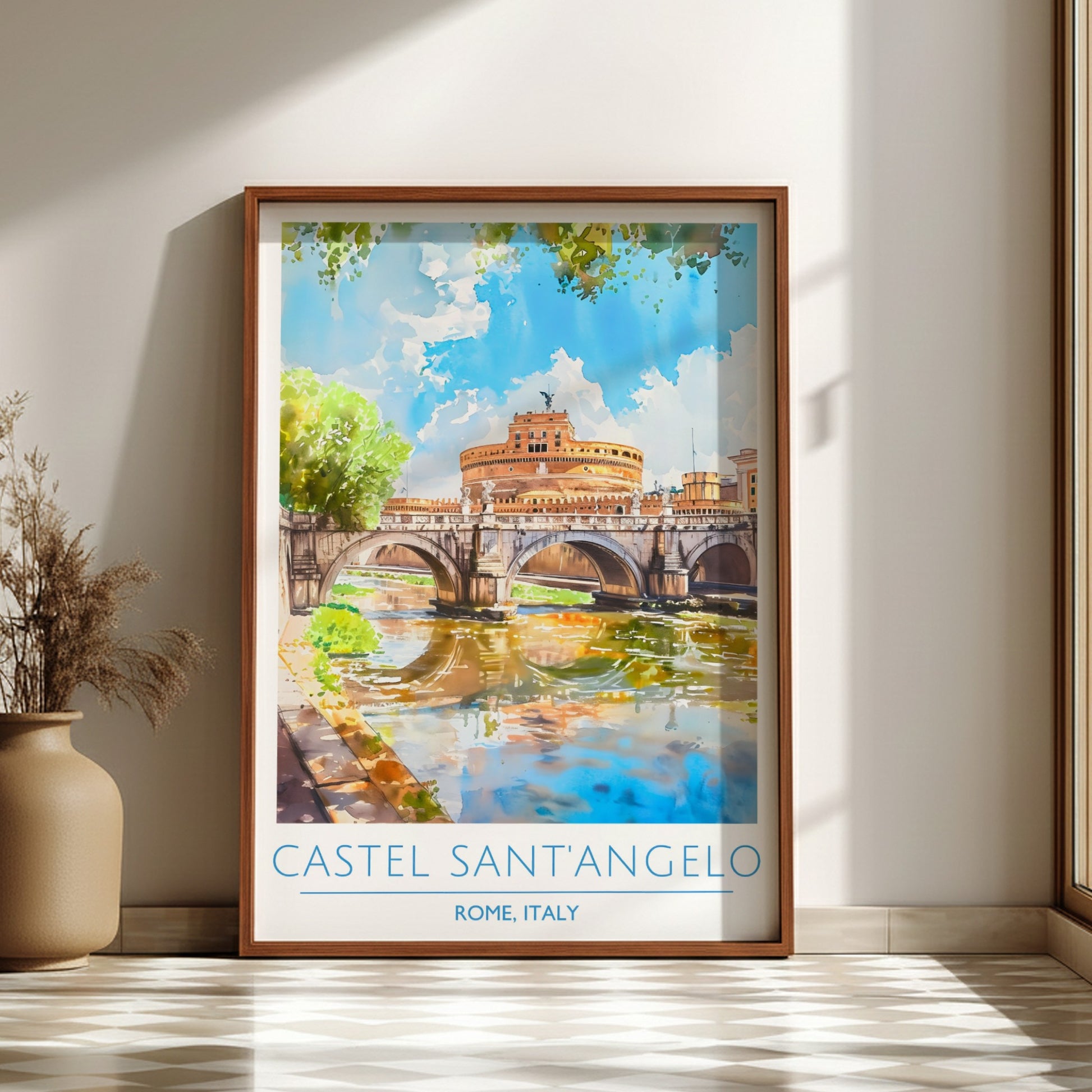 Castel Sant'Angelo, Rome: The Citadel – Modern Travel Art