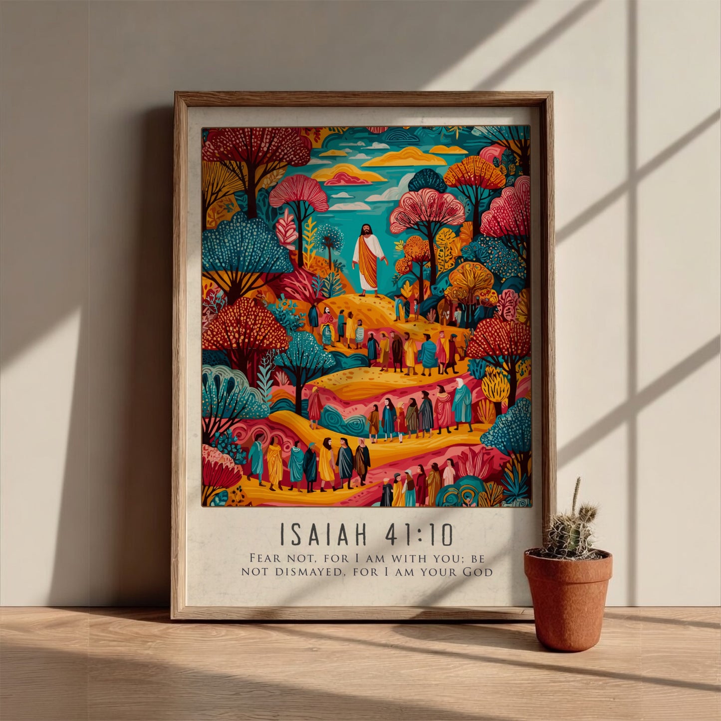 Isaiah 41:10: The Presence – Modern Minimalist Scripture Art