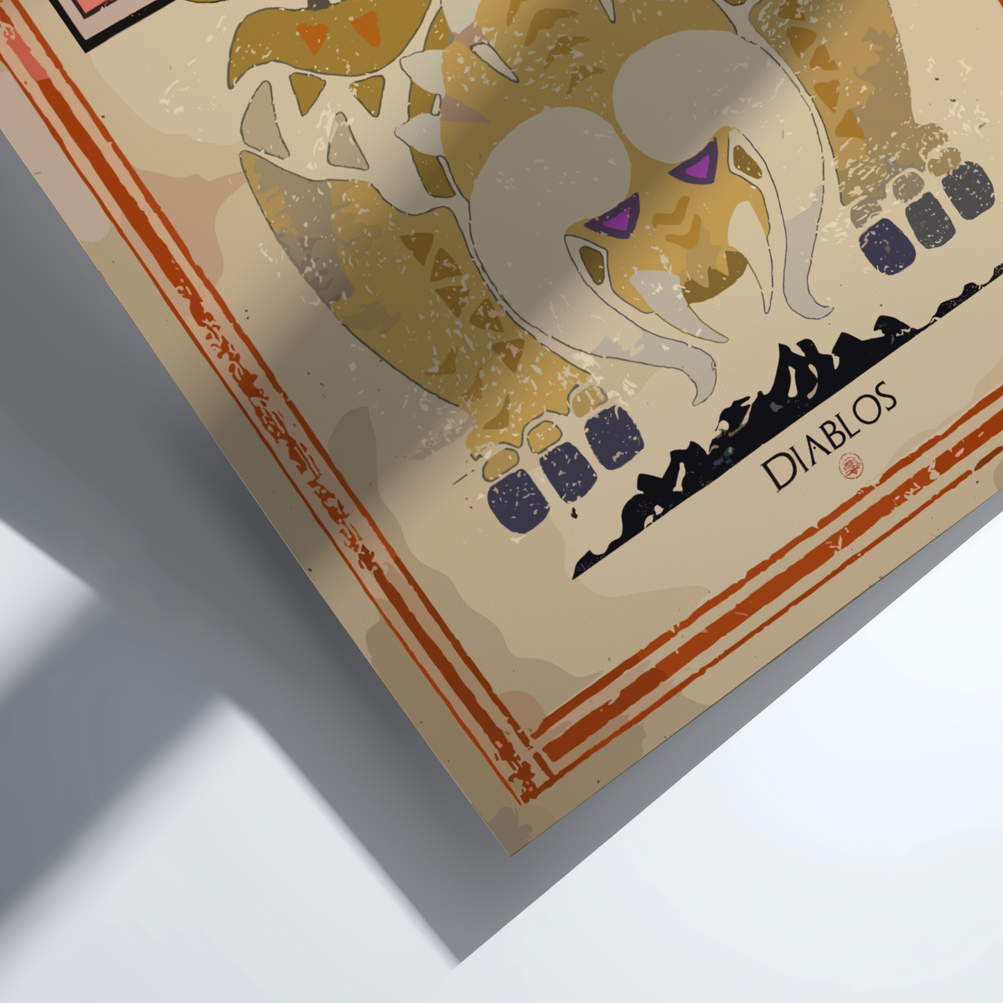 Diablos Poster - Monster Hunter Wall Art Print