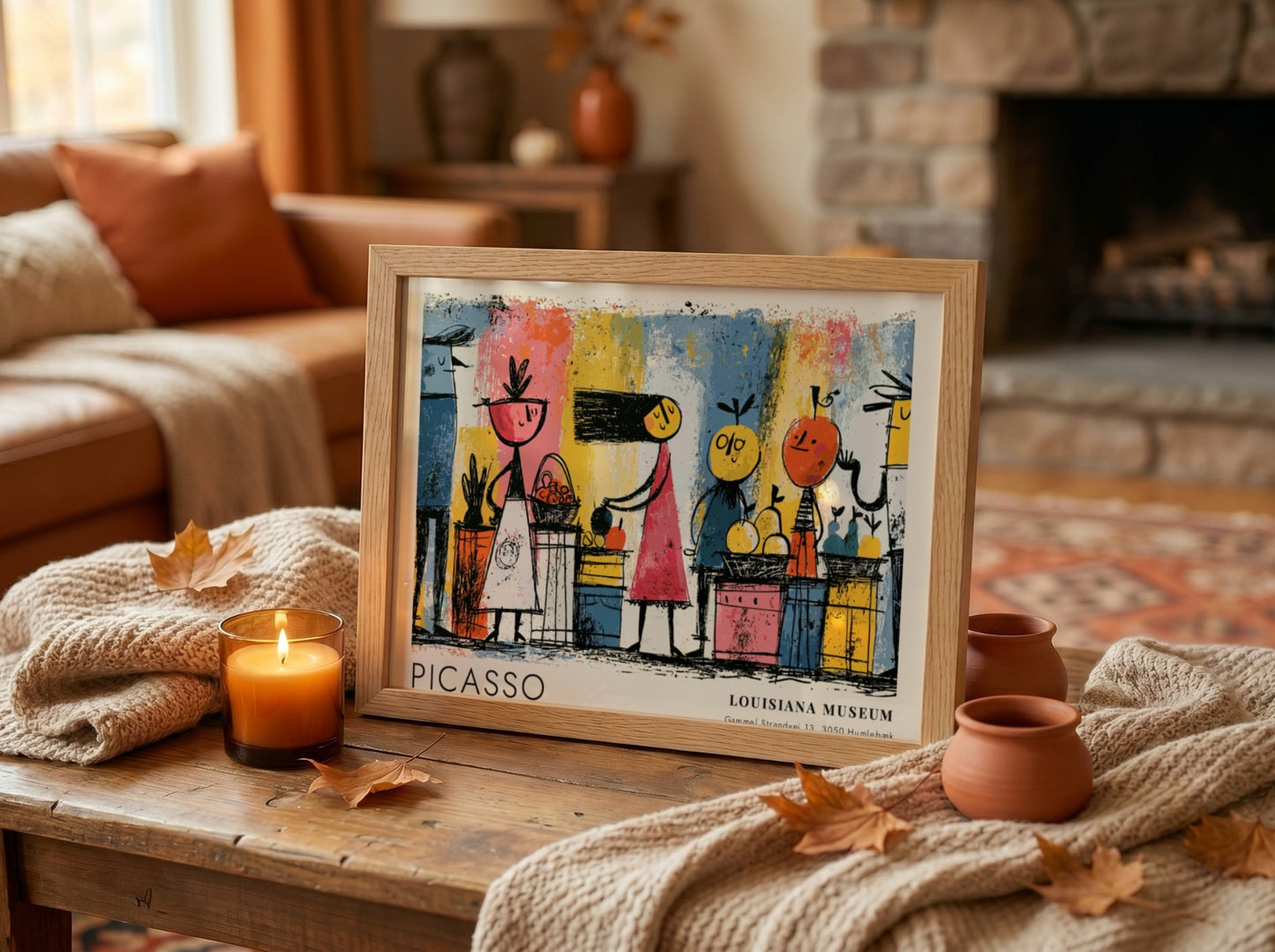 Dove of Peace poster featuring colorful modern art by Pablo Picasso