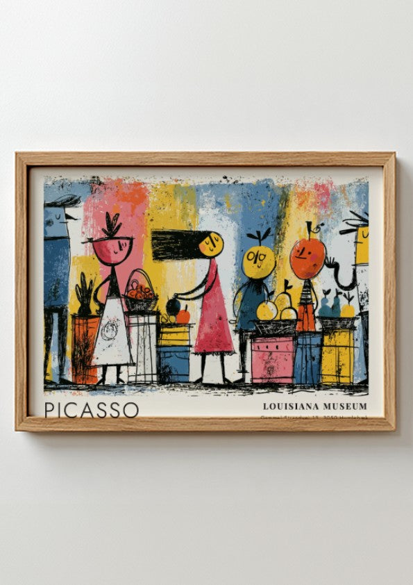 Dove of Peace poster featuring colorful modern art by Pablo Picasso