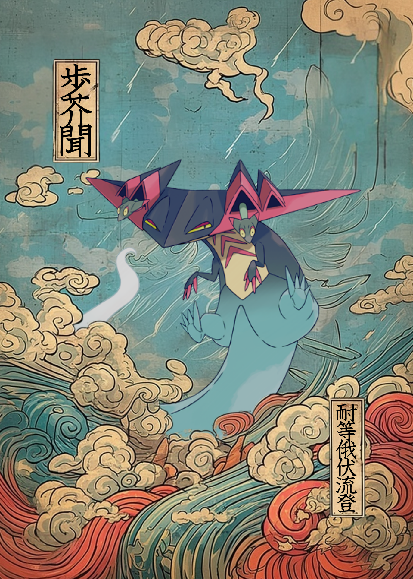 Dragapult Pokemon Poster