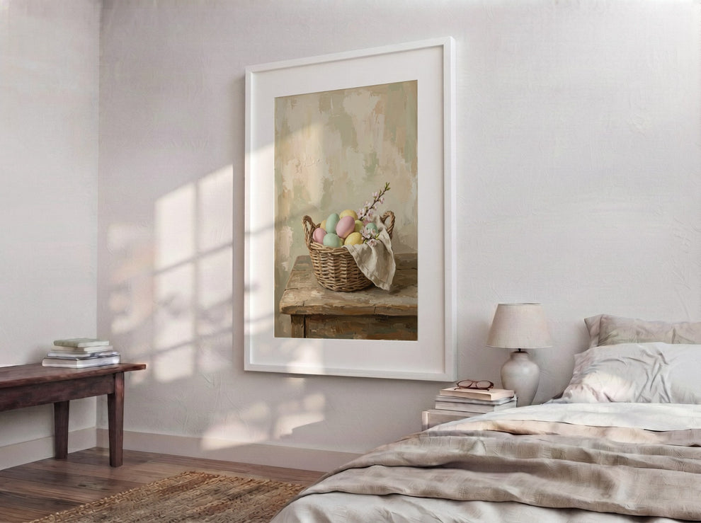 Easter Eggs in Basket - Spring Wall Decor – Brighton Posters