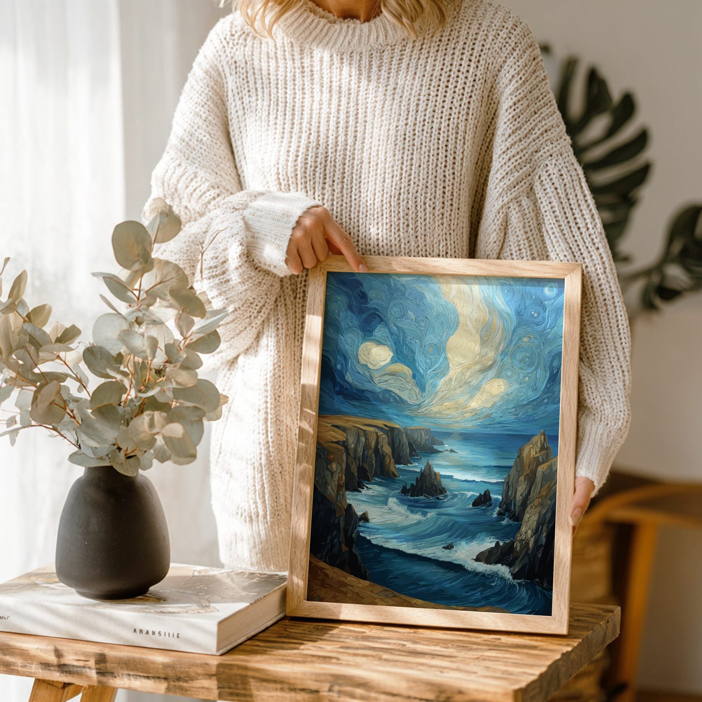 Endurance - Rocky Coastline and Crashing Waves Wall Art