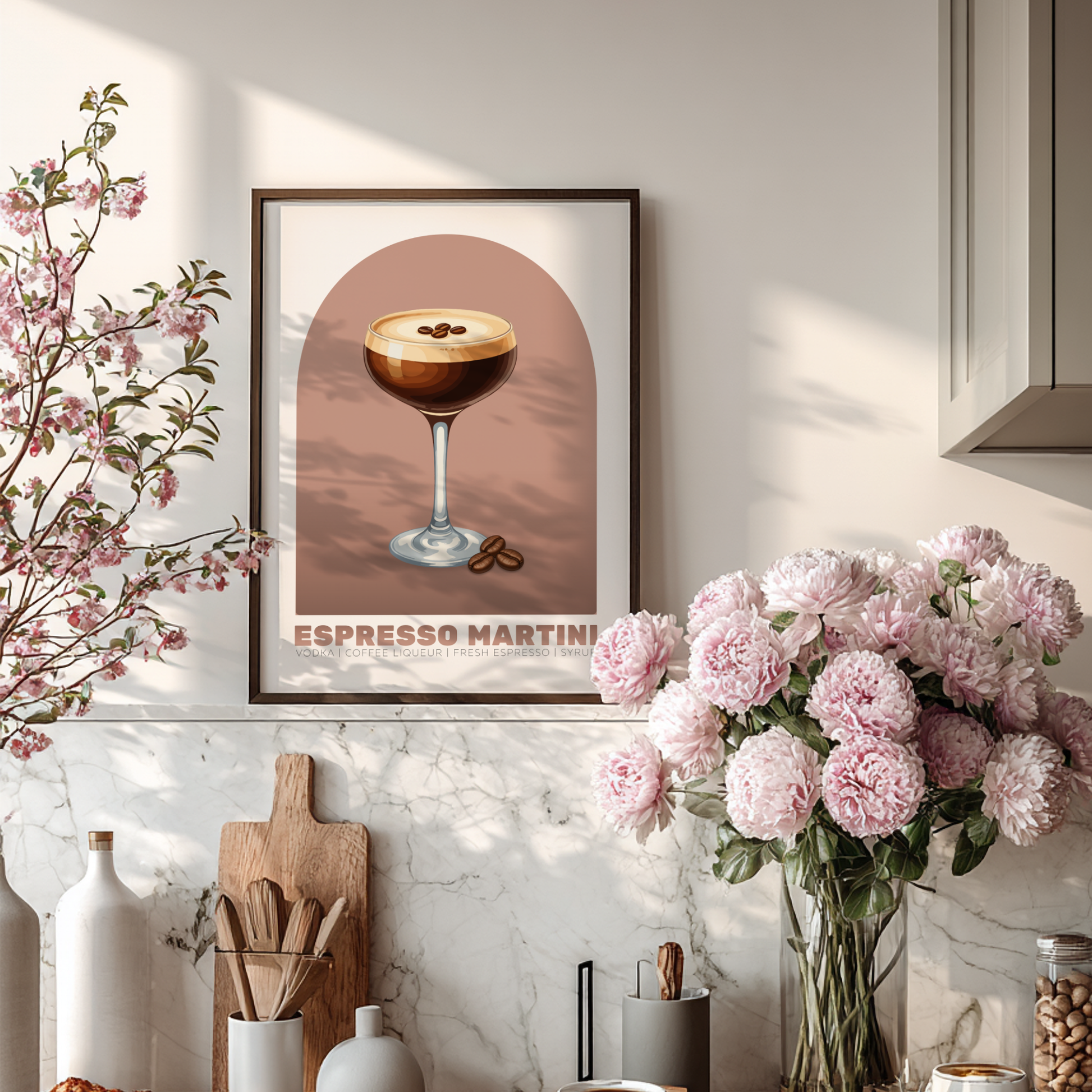 Espresso Martini Cocktail Poster - Drinks Wall Art