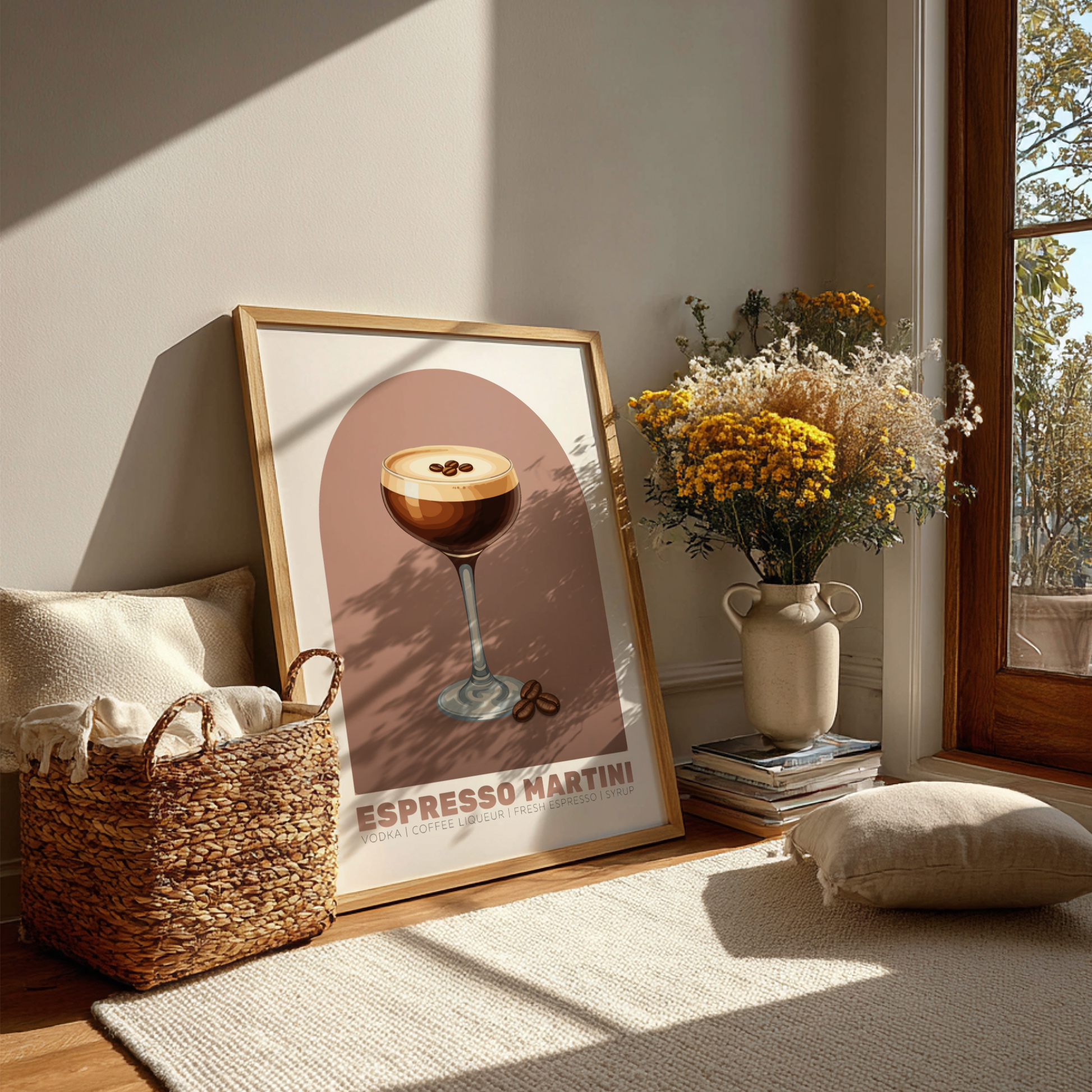 Espresso Martini Cocktail Poster - Drinks Wall Art
