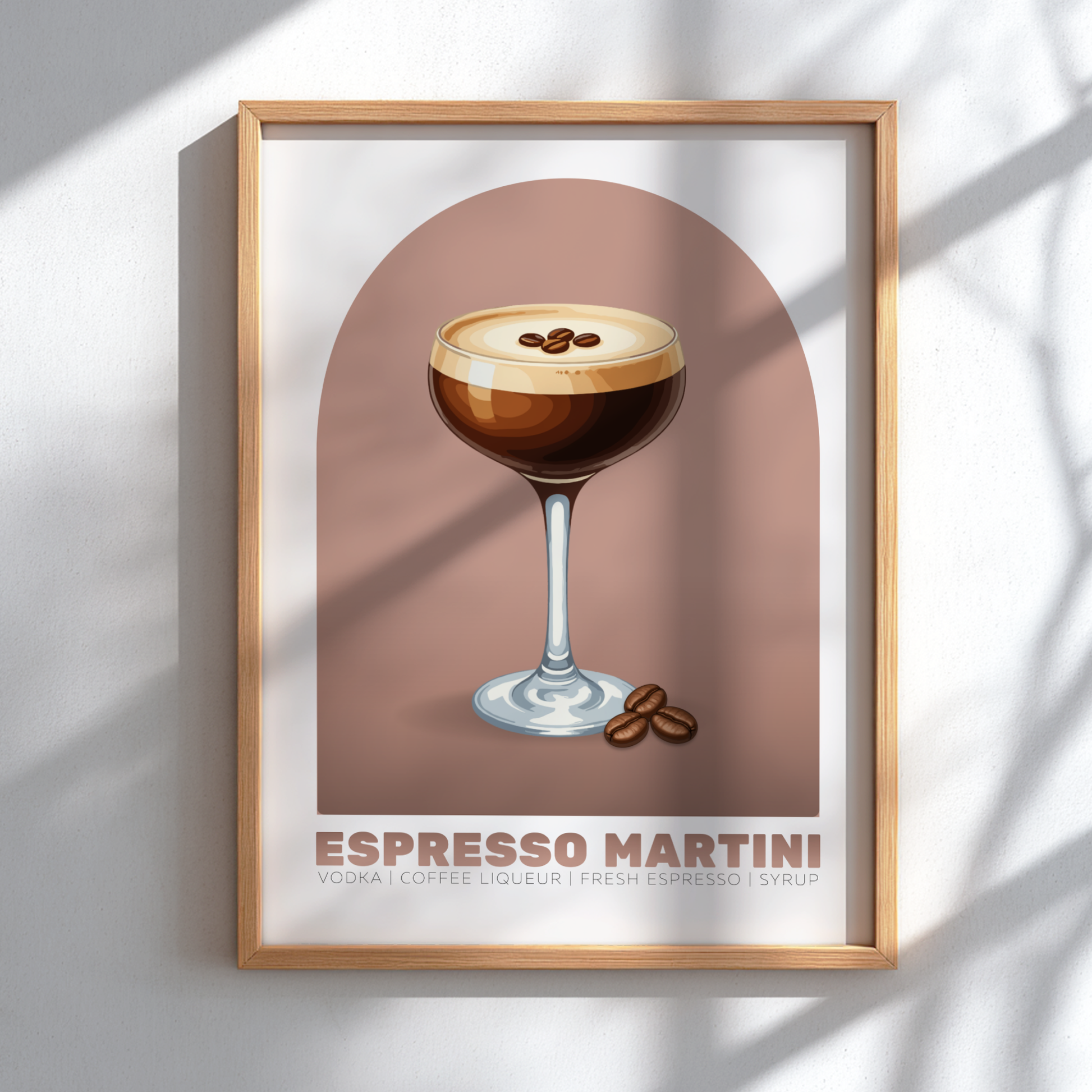 Espresso Martini Cocktail Poster - Drinks Wall Art