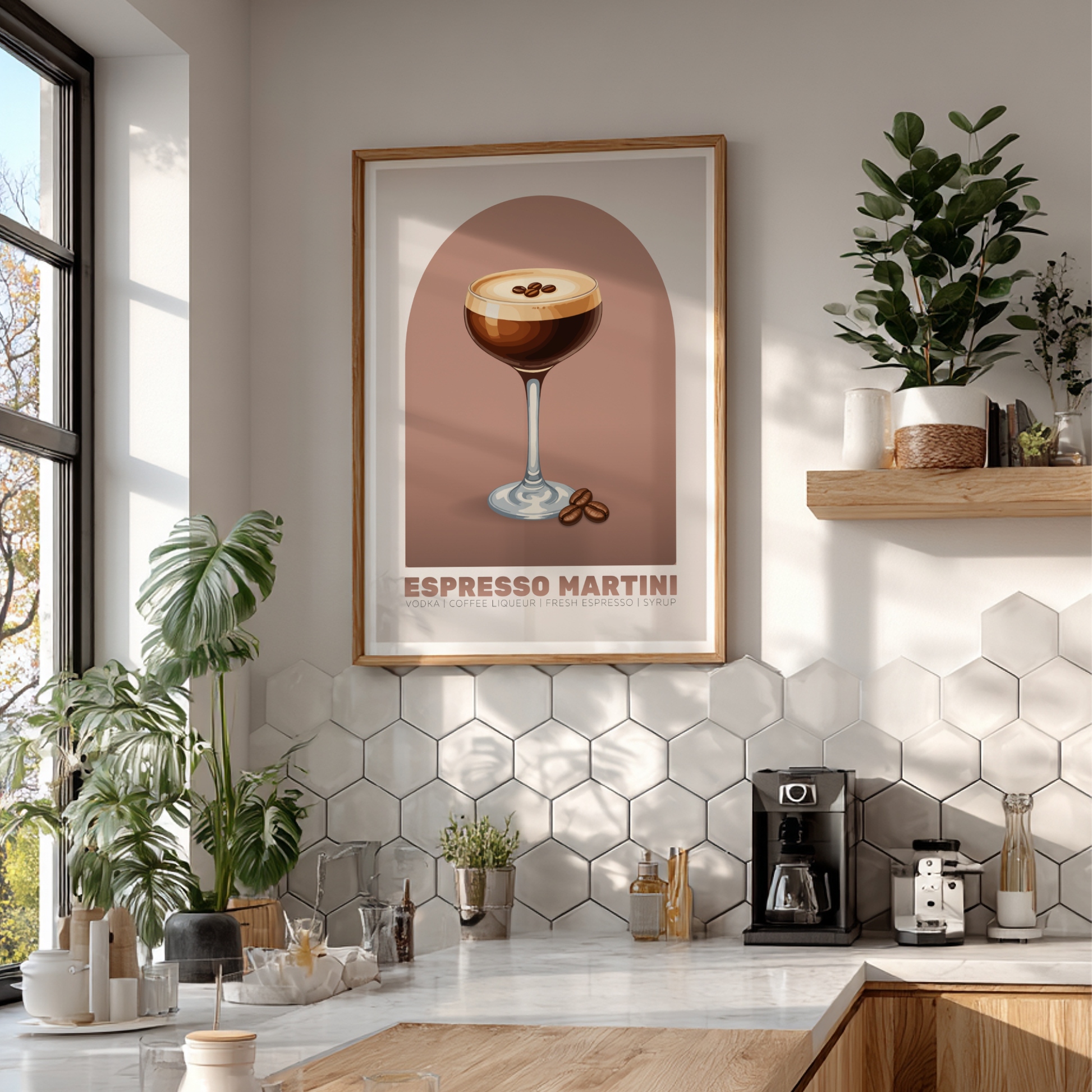 Espresso Martini Cocktail Poster - Drinks Wall Art