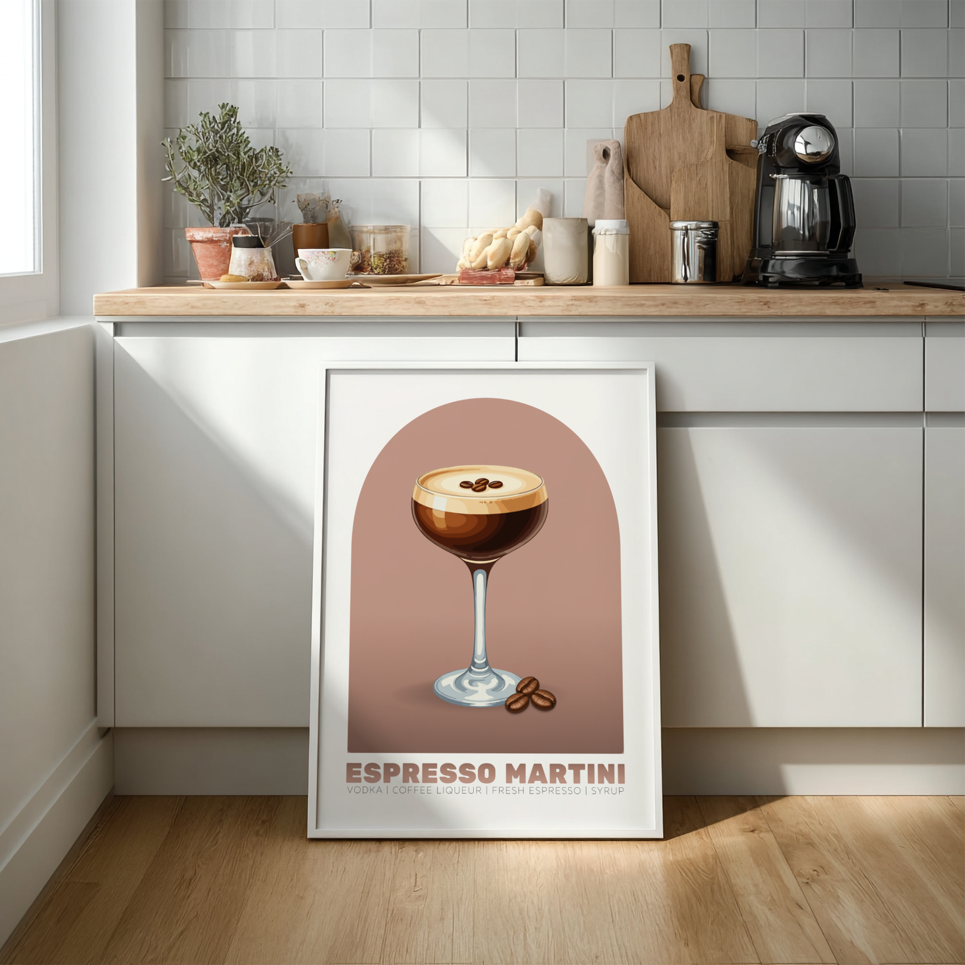Espresso Martini Cocktail Poster - Drinks Wall Art