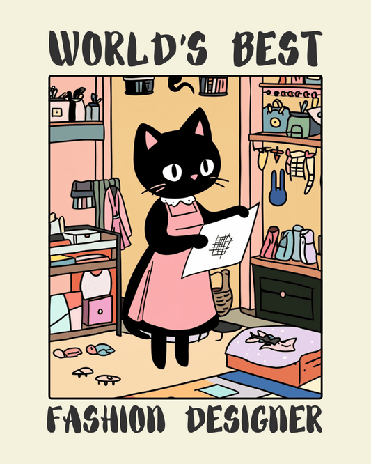 World's Best Fashion Designer Poster - Funny Gift Ideas for Fashion Designers