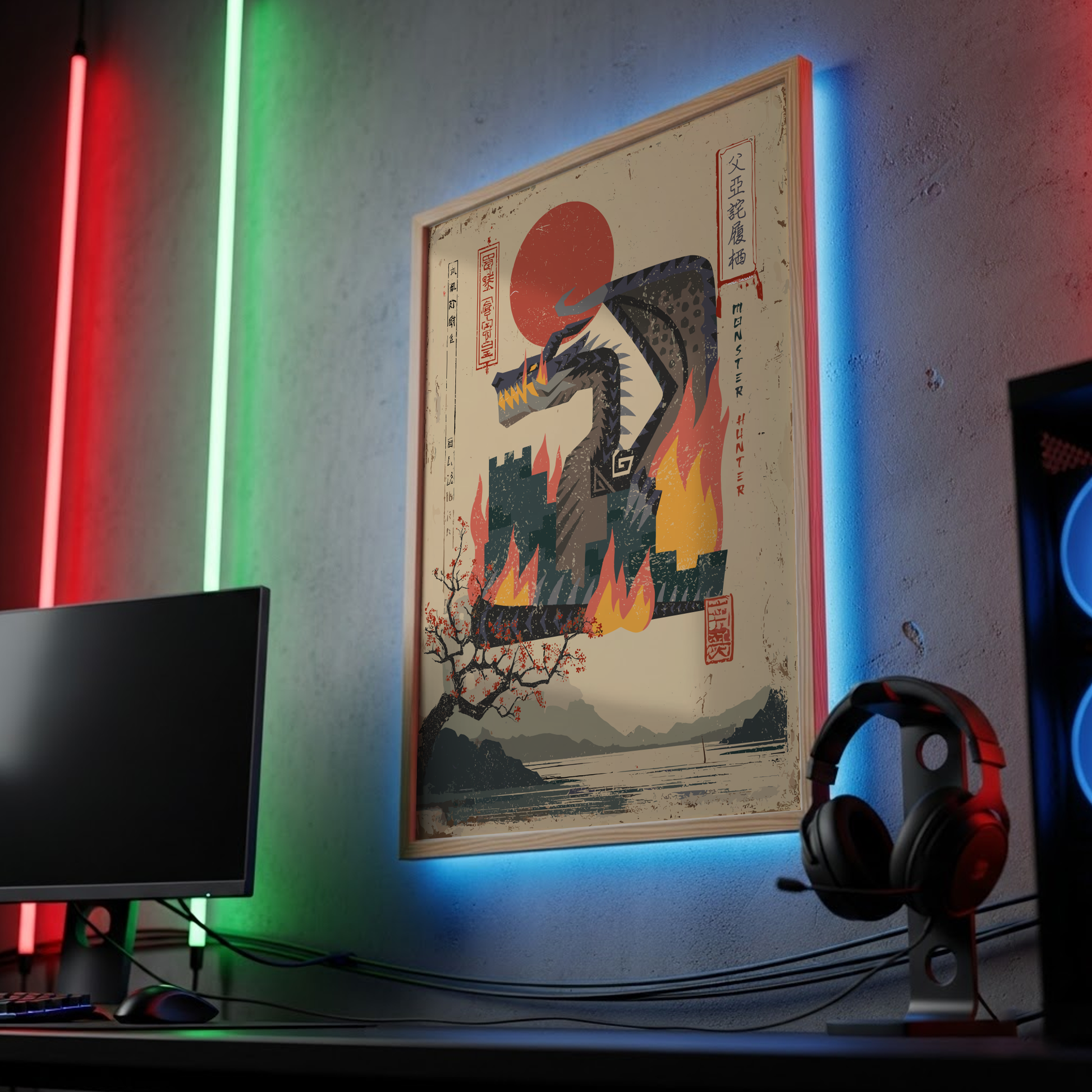 Fatalis Poster - Monster Hunter Wall Art Print