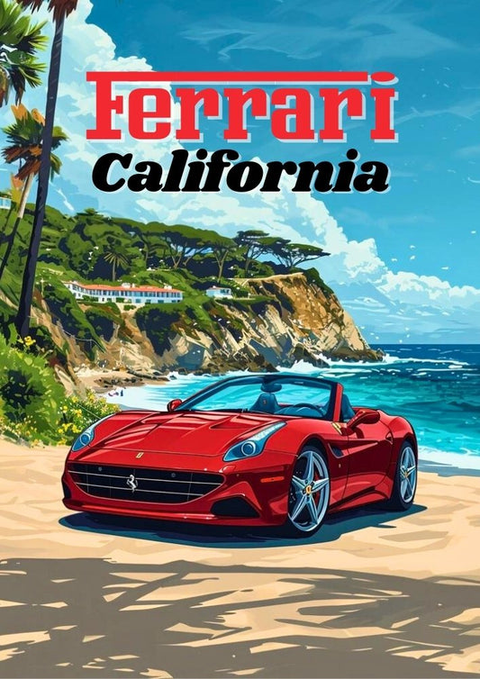 Affiche Ferrari California