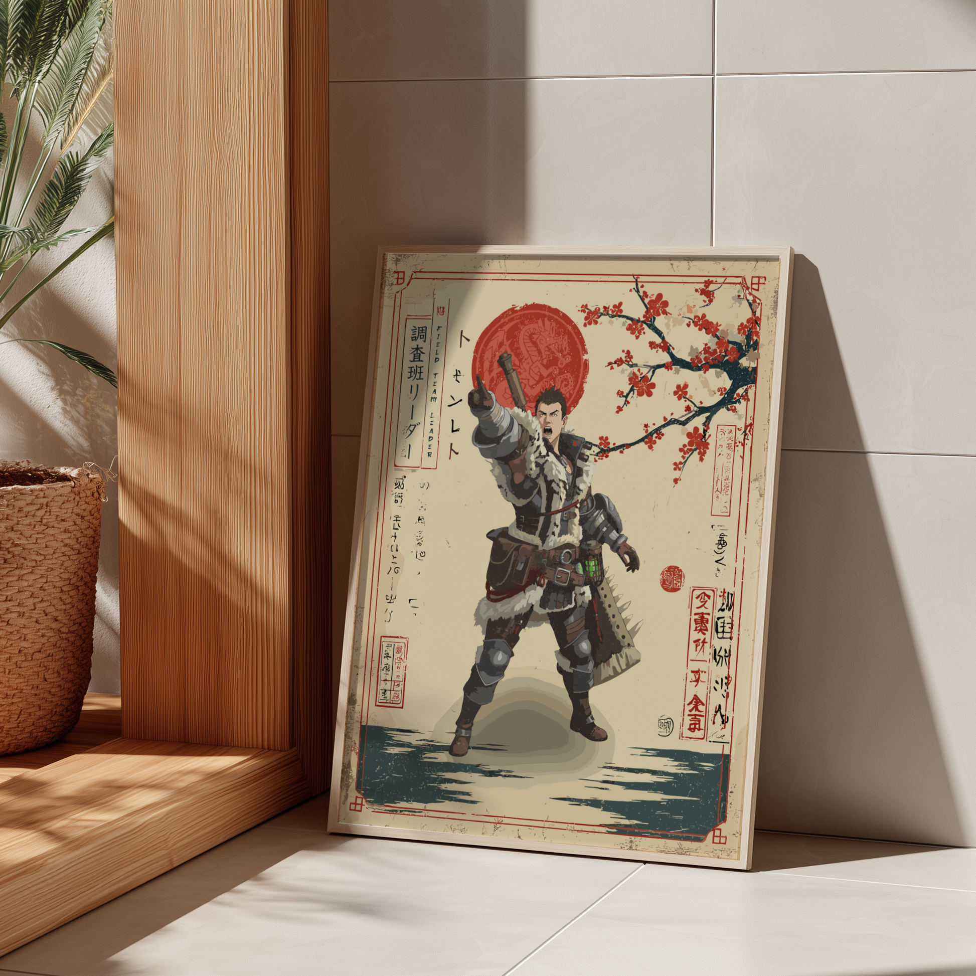 Field Team Leader Poster - Monster Hunter Wall Art Print