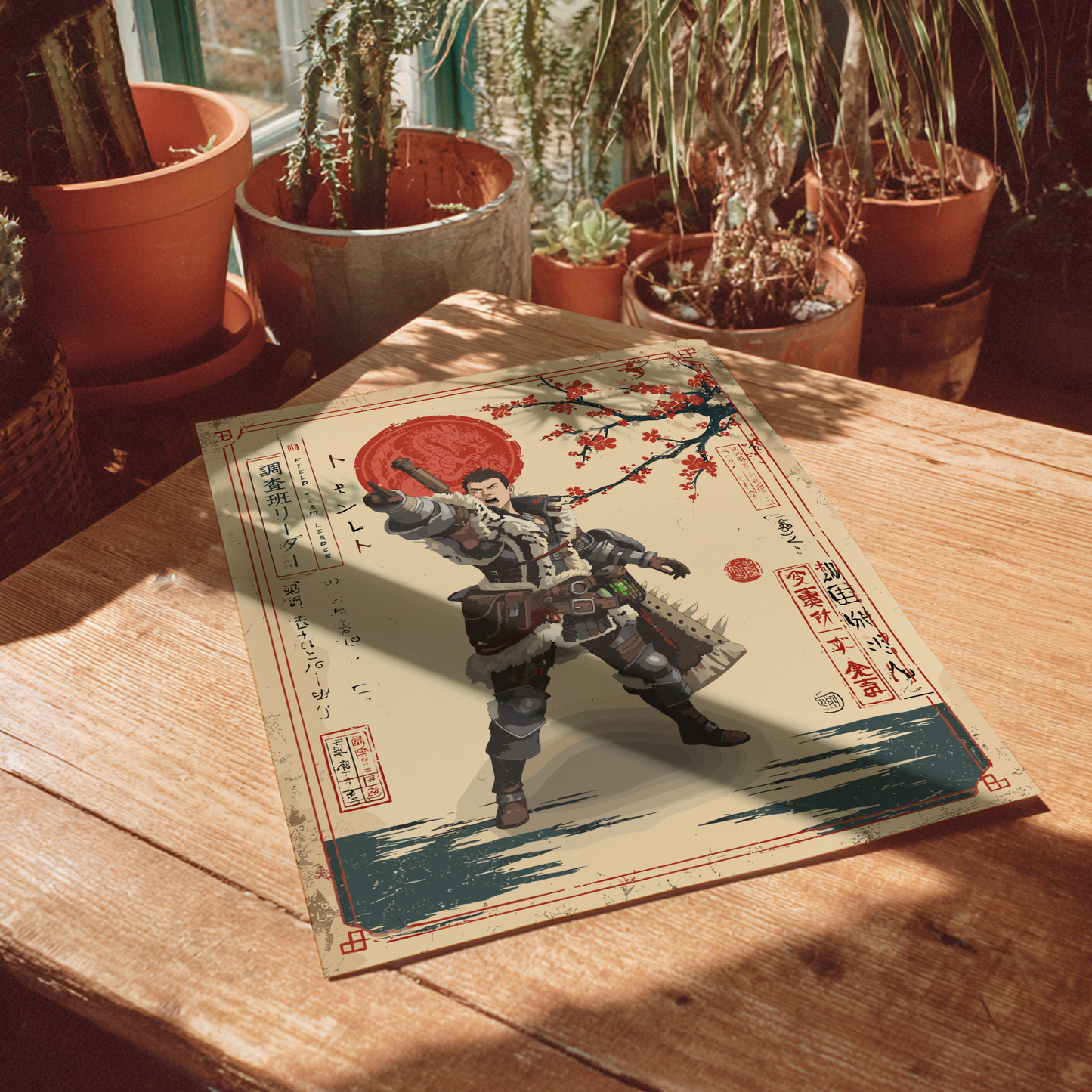 Field Team Leader Poster - Monster Hunter Wall Art Print