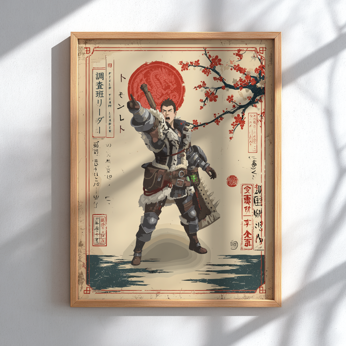 Field Team Leader Poster - Monster Hunter Wall Art Print