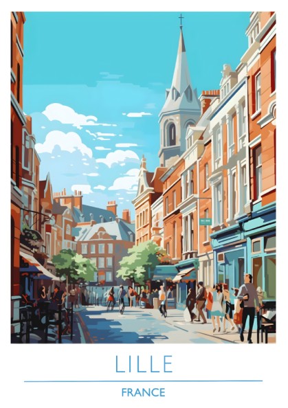Lille, France: The Flemish – Modern Travel Art
