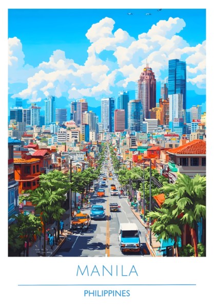 Manila, Philippines: The Archipelago – Modern Travel Art