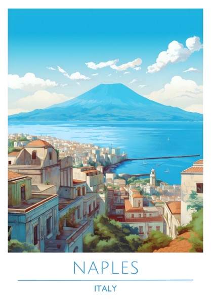 Naples, Italy: The Pulse – Modern Travel Art