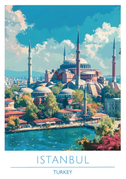 Istanbul, Turkey: The Confluence – Modern Travel Art