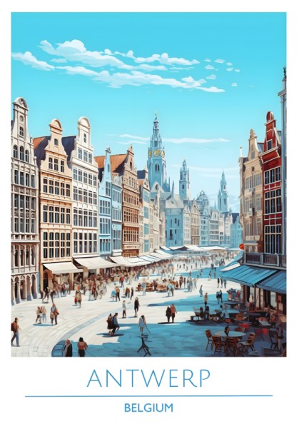 Antwerp, Belgium: The Facet – Modern Travel Art