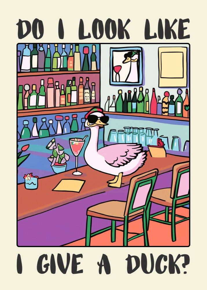 Quirky Animal Wall Art, Vintage Bar Decor, Humorous Drinking Print, Retro Pub Sign