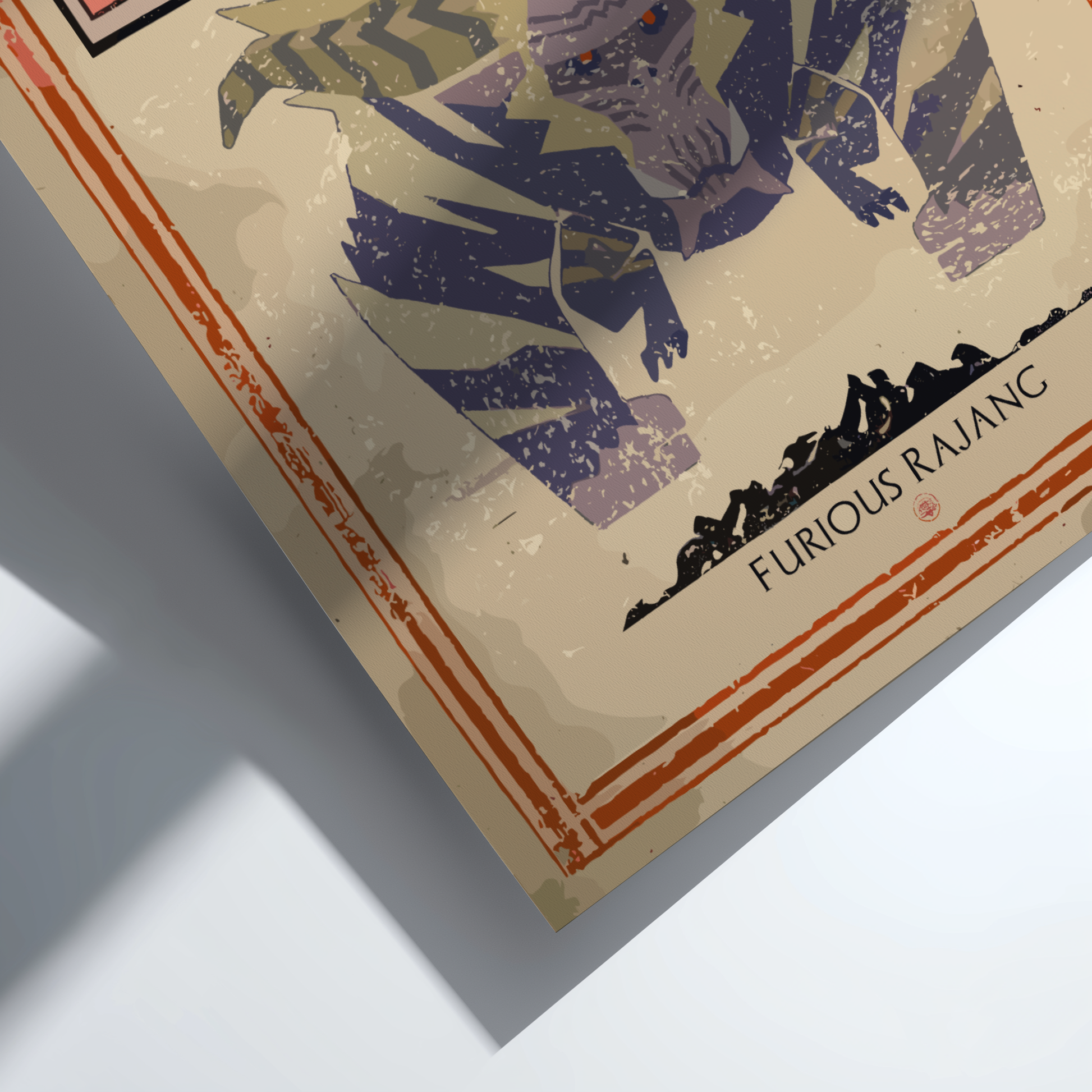 Furious Rajang Poster - Monster Hunter Wall Art Print