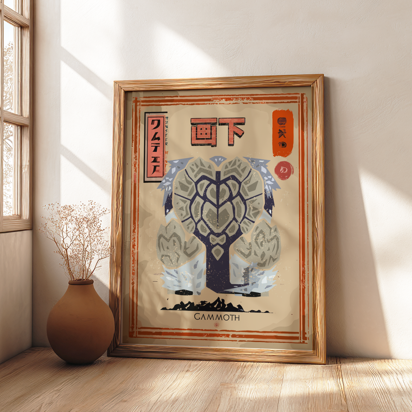 Gammoth Poster - Monster Hunter Wall Art Print