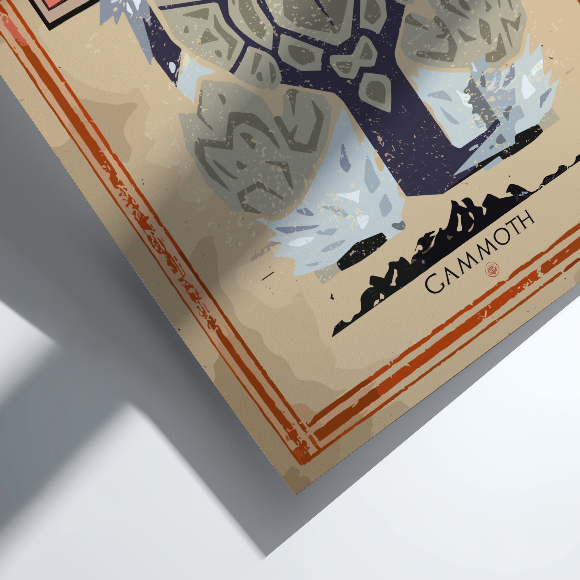 Gammoth Poster - Monster Hunter Wall Art Print