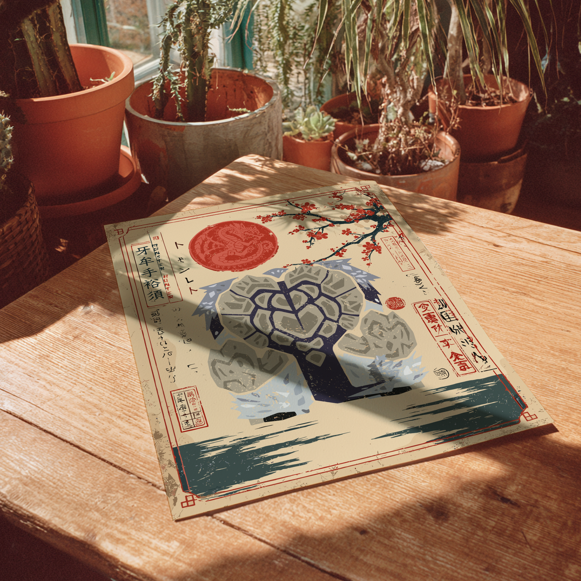 Gammoth Wall Art Print - Monster Hunter Poster