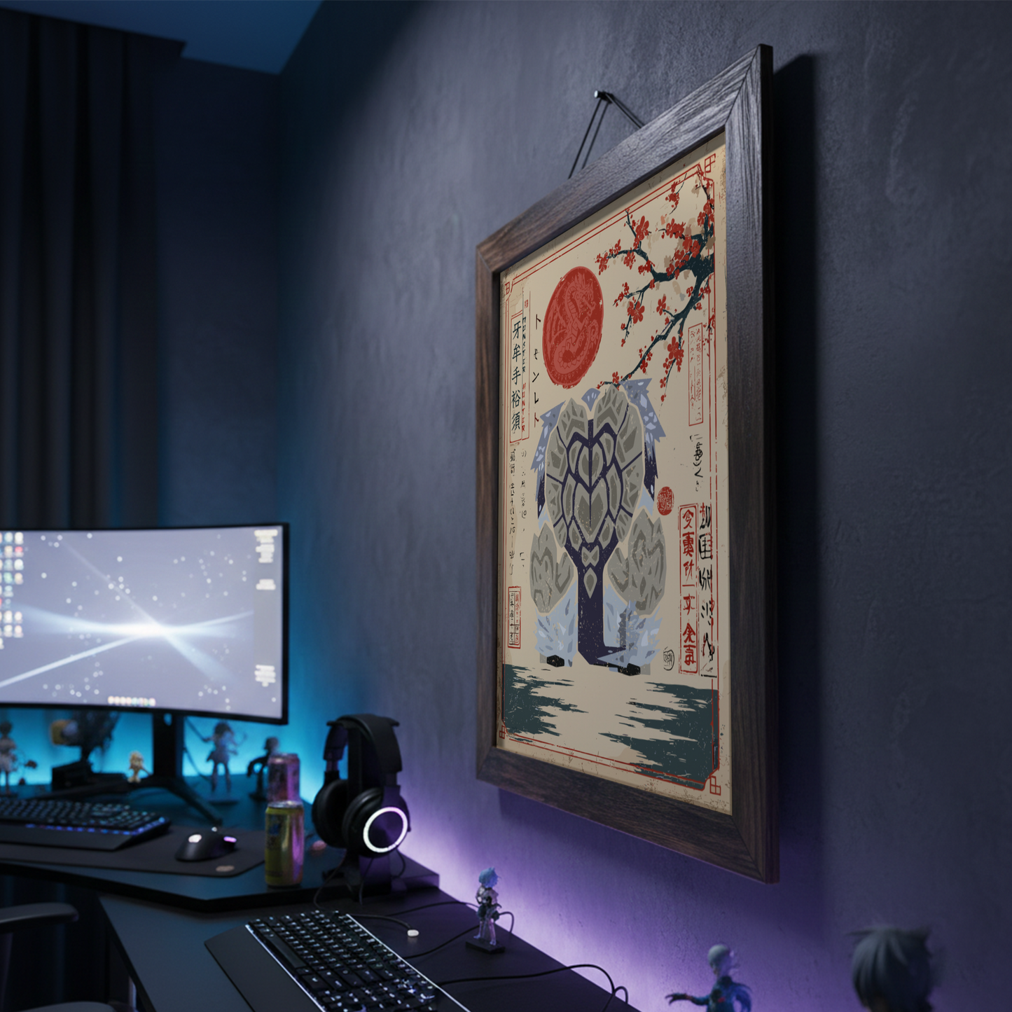 Gammoth Wall Art Print - Monster Hunter Poster