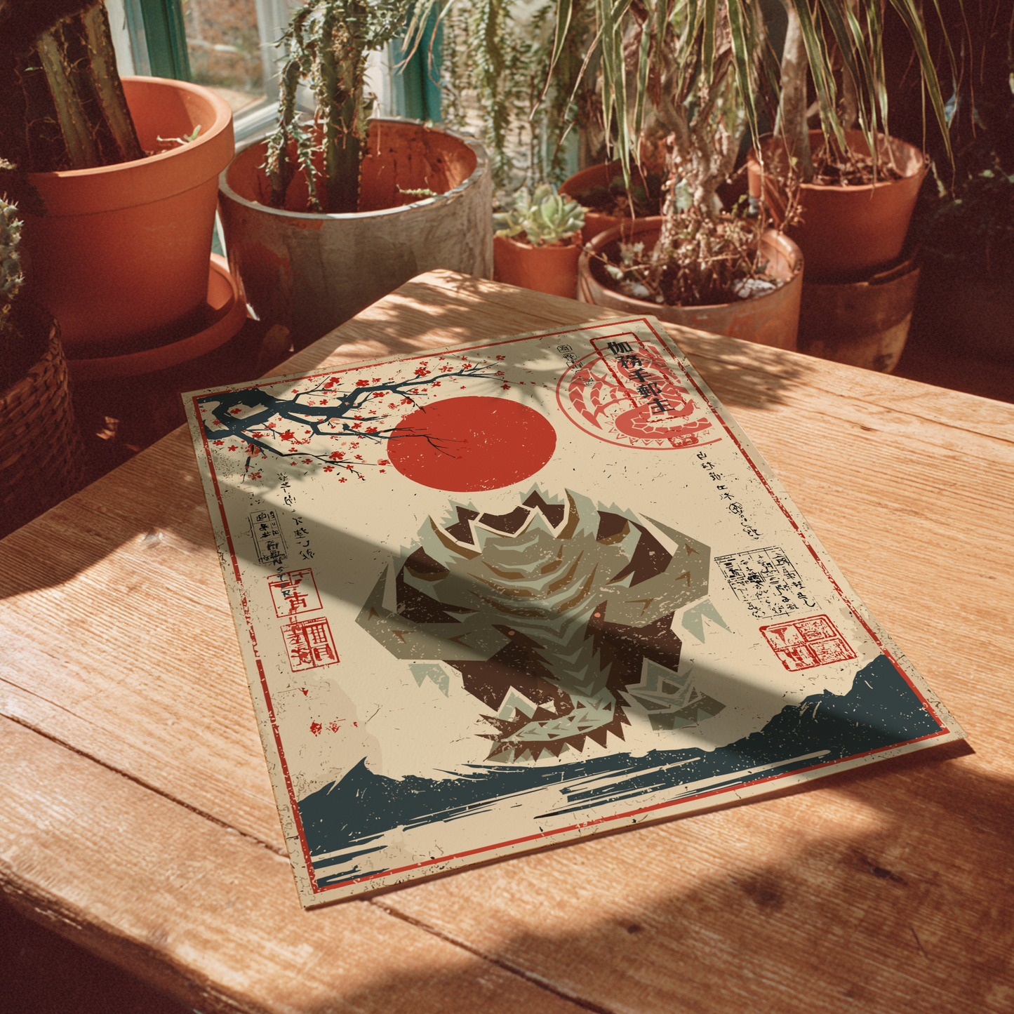 Gammuthus Poster - Monster Hunter Wall Art Print