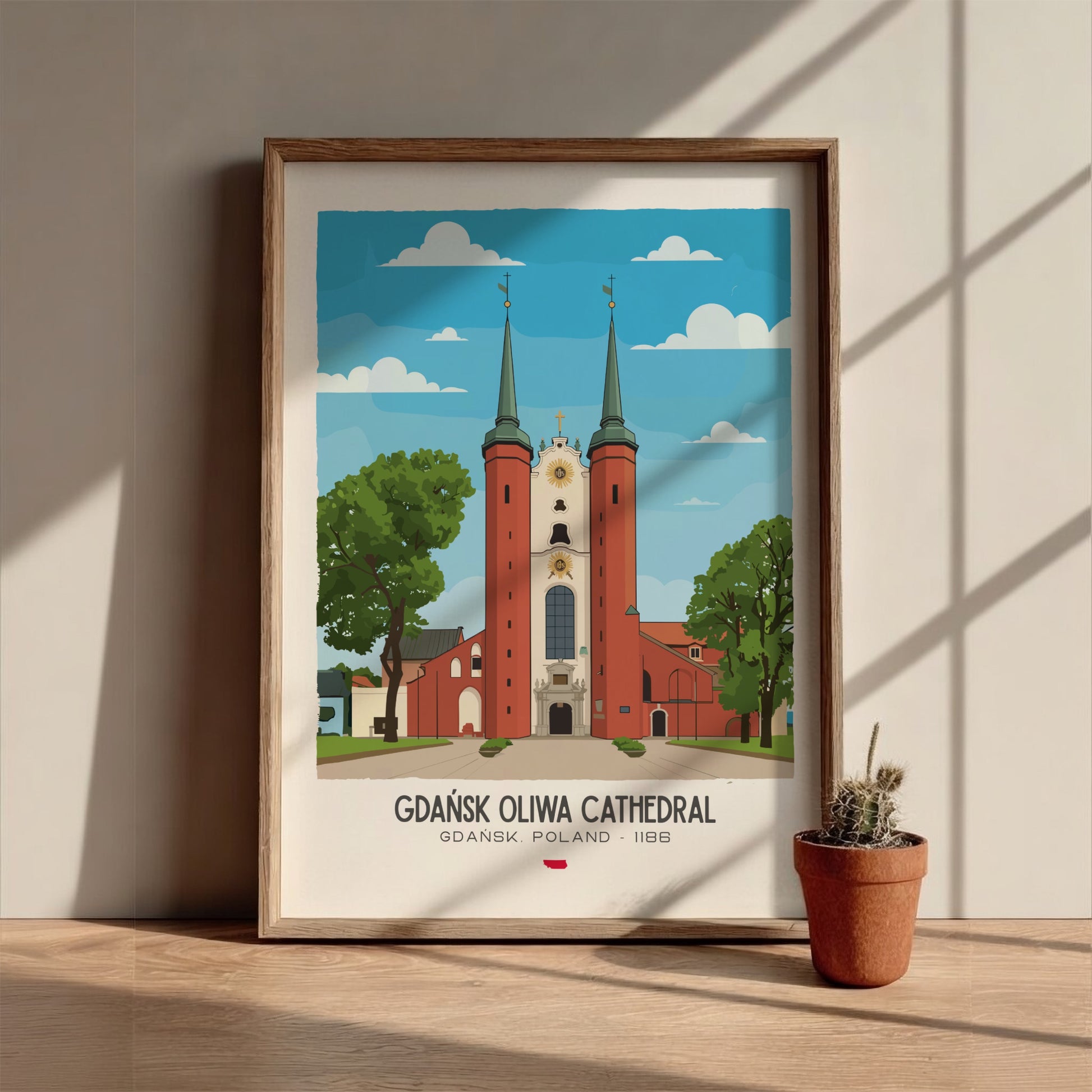 Gdansk Oliwa Cathedral Art - The Triple Nave Masterpiece Wall Print