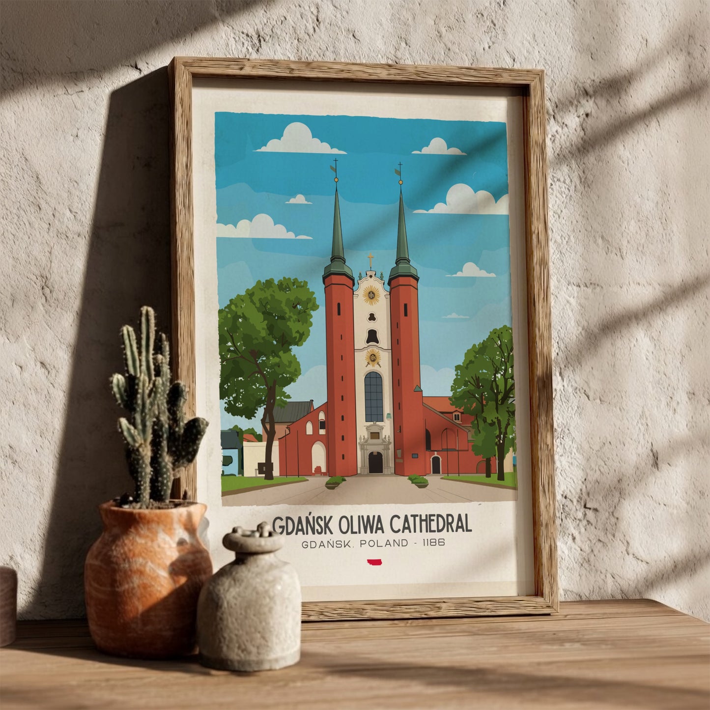 Gdansk Oliwa Cathedral Art - The Triple Nave Masterpiece Wall Print