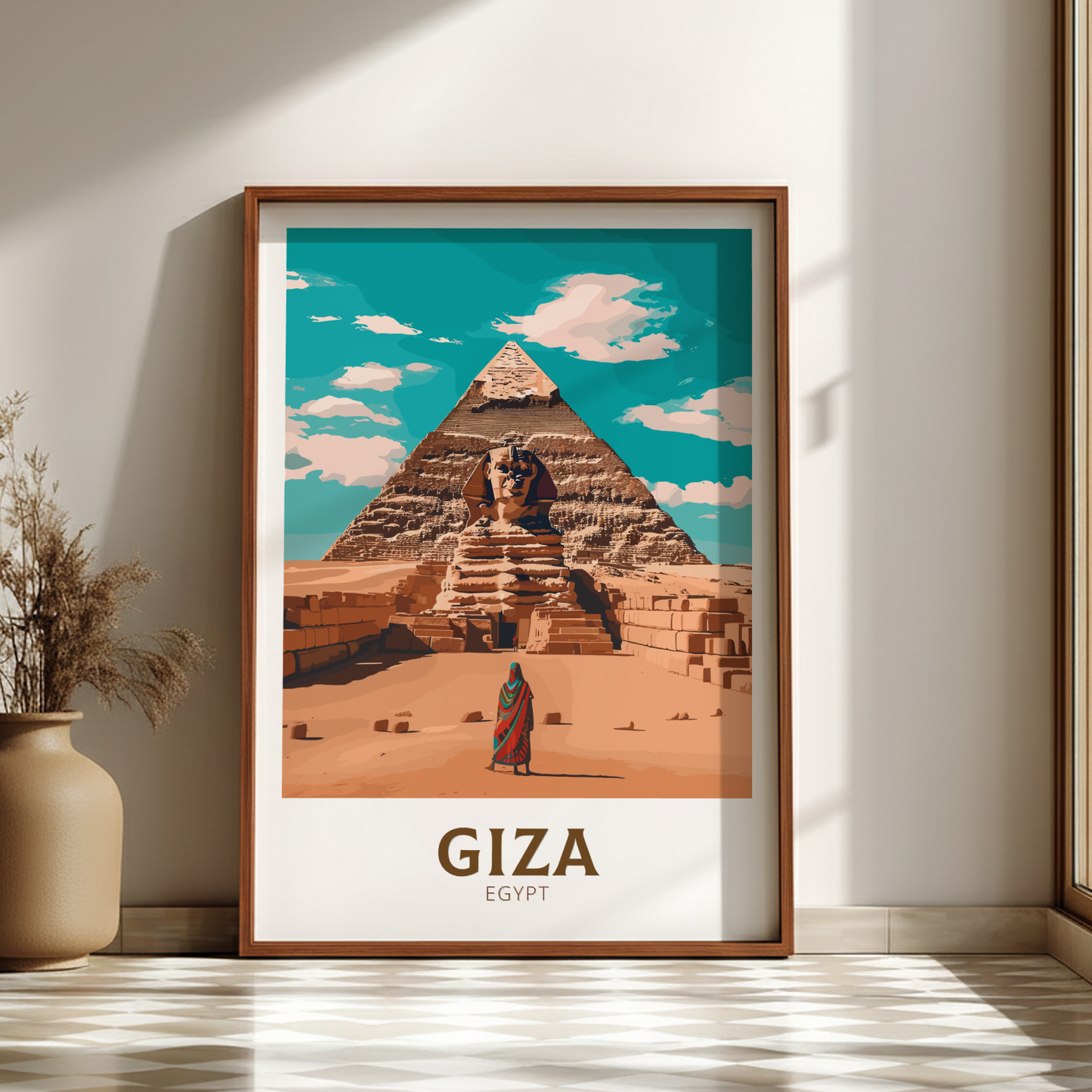 Giza Print - Retro Artwork