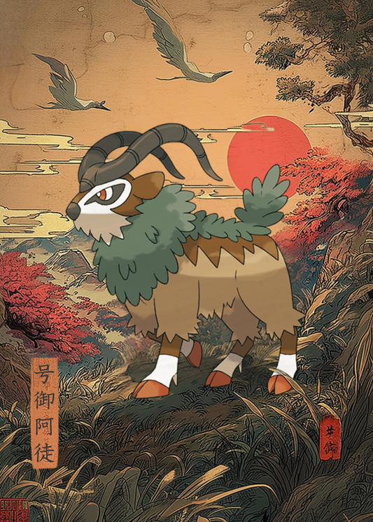 Gogoat Pokemon Poster