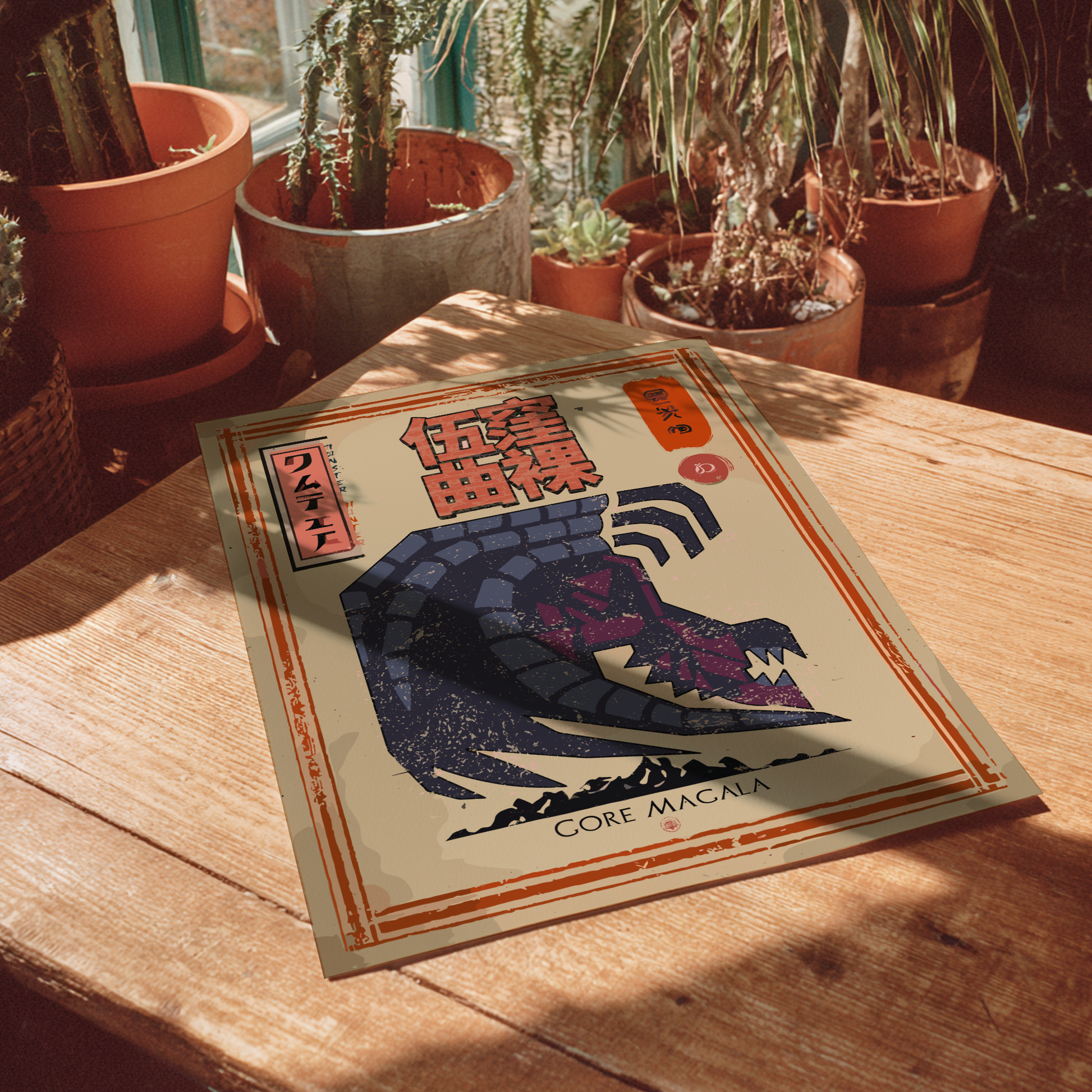 Gore Magala Poster - Monster Hunter Wall Art Print