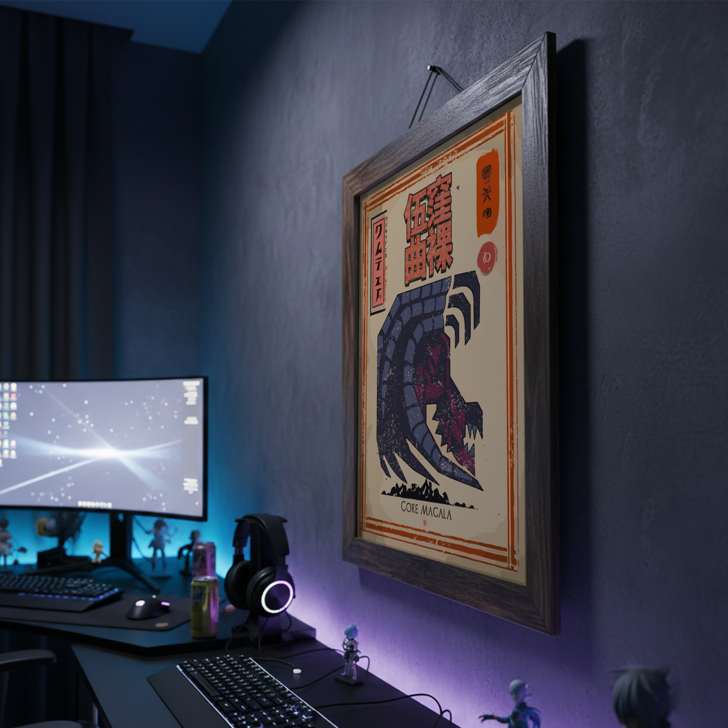 Gore Magala Poster - Monster Hunter Wall Art Print