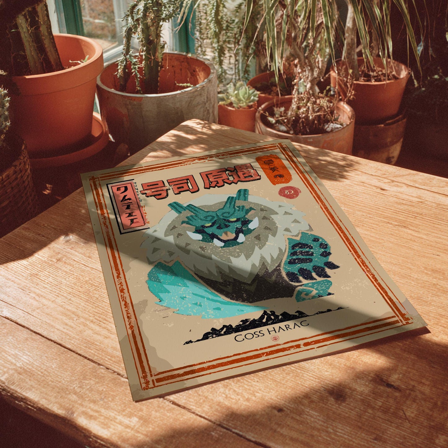 Goss Harag Poster - Monster Hunter Wall Art Print