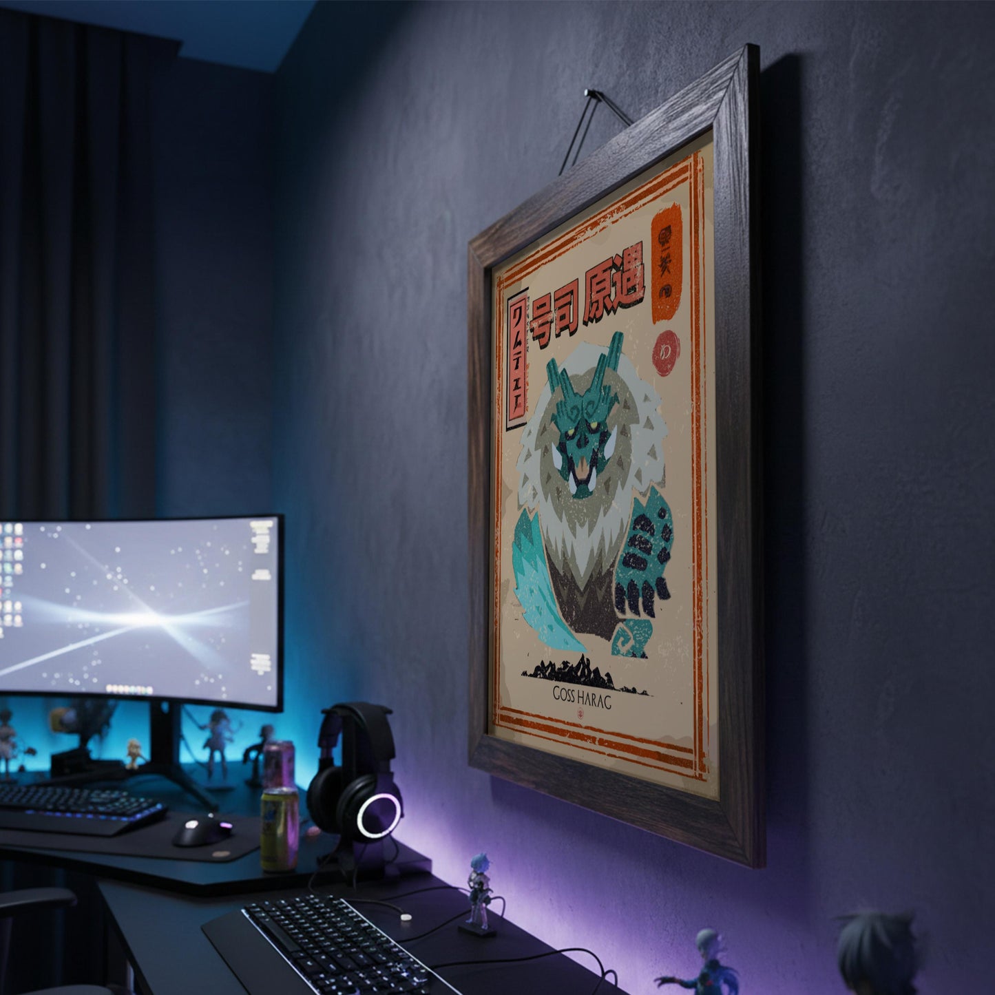 Goss Harag Poster - Monster Hunter Wall Art Print