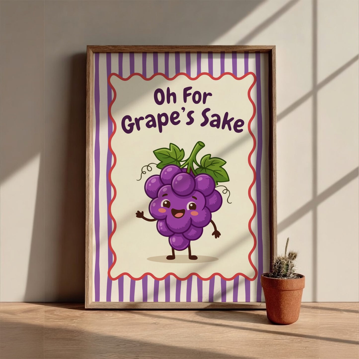 Grapes - Oh For Grape’s Sake - Kitchen Wall Art