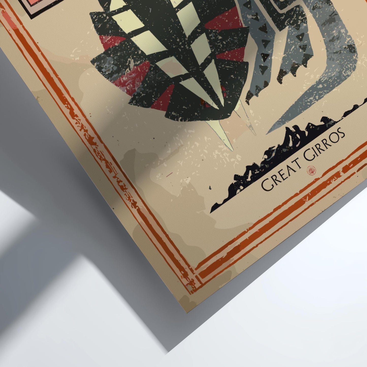 Great Girros Poster - Monster Hunter Wall Art Print