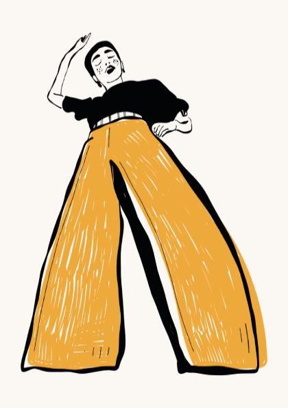 Seventies Soul Modern Art - The Groovy Girl Retro Wall Print